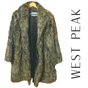 Vintage Vegan Fur Coat